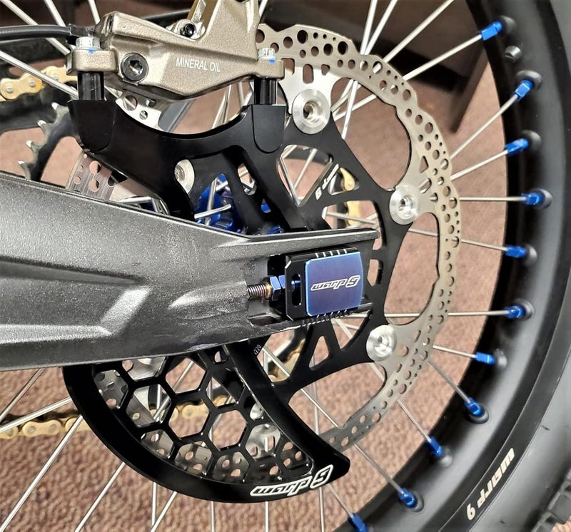 Warp 9 220mm Rear Brake Rotor Guard for E-Motos, Surron Light Bee, E-Ride Pro SS. Must Do upgrade to protect your Brake Rotor, Black. (Surron/E-Ride Pro) - Image 3